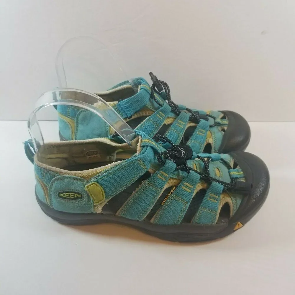 Keen Kids 5 Aqua Blue Newport H2 Hiking Sport Water Sandals 1012314